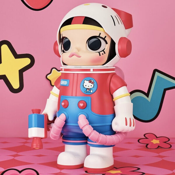 POPMART Space Molly Sanrio 400% Kulomi Hello Kitty Figure