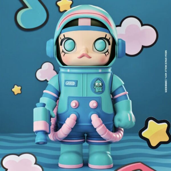 POPMART Space Molly Sanrio 400% Kulomi Hello Kitty Figure - Image 3